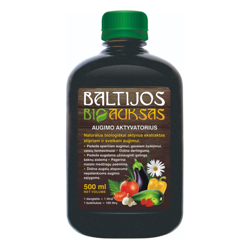 BIOAUKSAS AUGIMO AKTYVATORIUS 500 ML BIOAUKSAS AUGIMO AKTYVATORIUS 500 ML