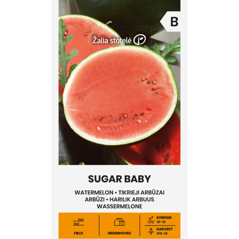 TIKRIEJI ARBŪZAI SUGAR BABY TIKRIEJI ARBŪZAI SUGAR BABY