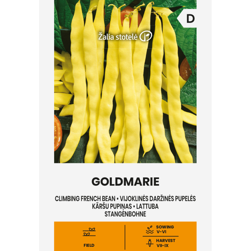 VIJOKLINĖS PUPELĖS GOLDMARIE