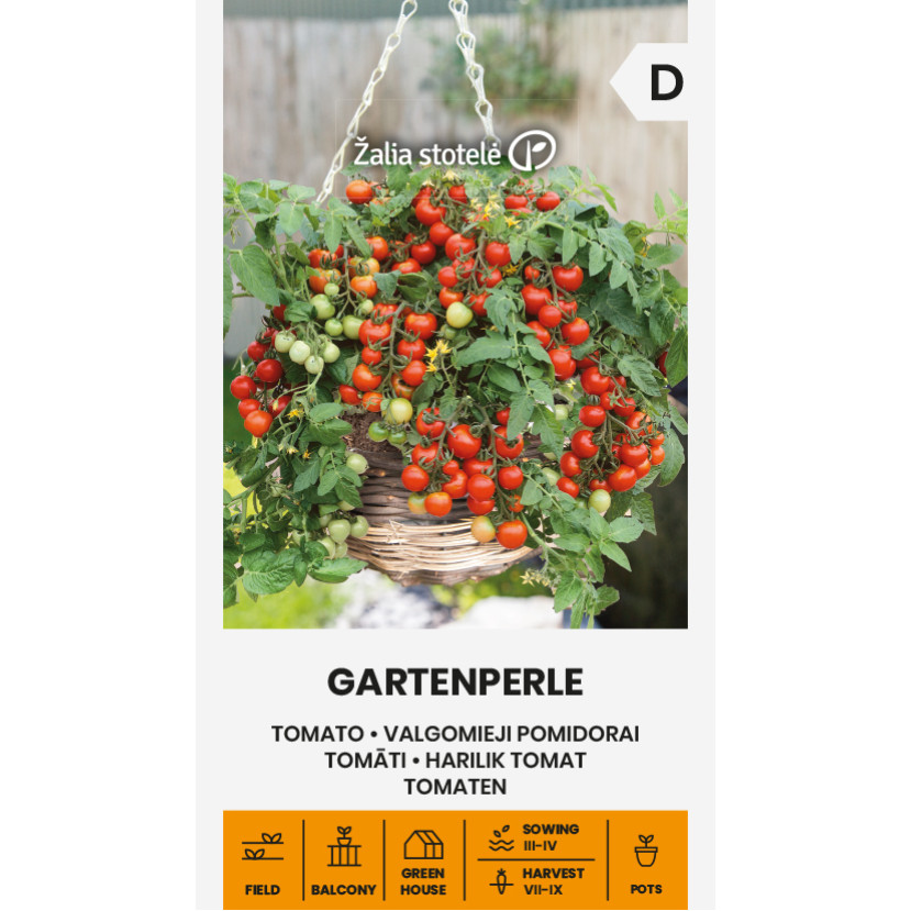 VALGOMIEJI POMIDORAI GARTENPERLE VALGOMIEJI POMIDORAI GARTENPERLE