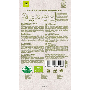 SĖJAMOSIOS PETRAŽOLĖS GIGANTE D ITALIA