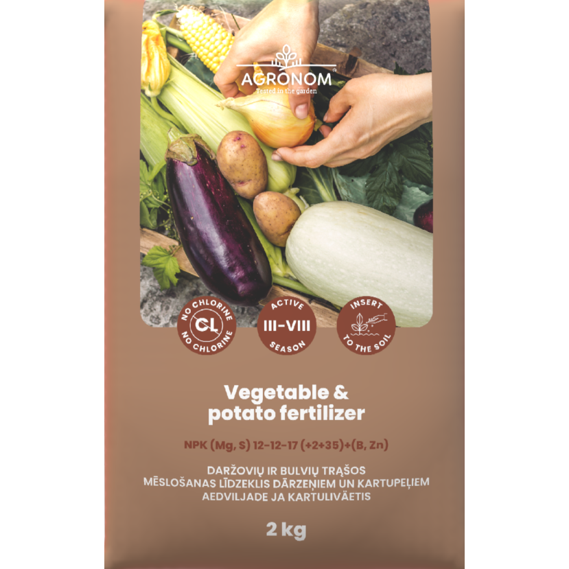 AGRONOM DARŽOVIŲ IR BULVIŲ TRĄŠOS 2 KG AGRONOM DARŽOVIŲ IR BULVIŲ TRĄŠOS 2 KG