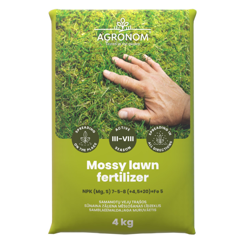 AGRONOM SAMANOTŲ VEJŲ TRĄŠOS 4 KG AGRONOM SAMANOTŲ VEJŲ TRĄŠOS 4 KG