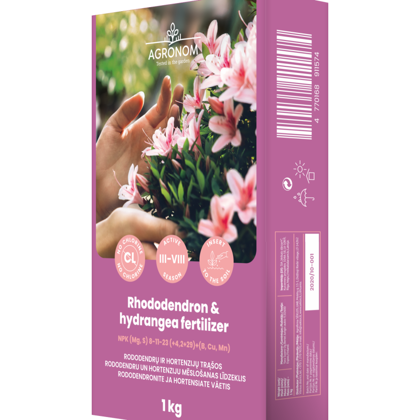 AGRONOM RODODENDRŲ IR HORTENZIJŲ TRĄŠOS, 1 KG