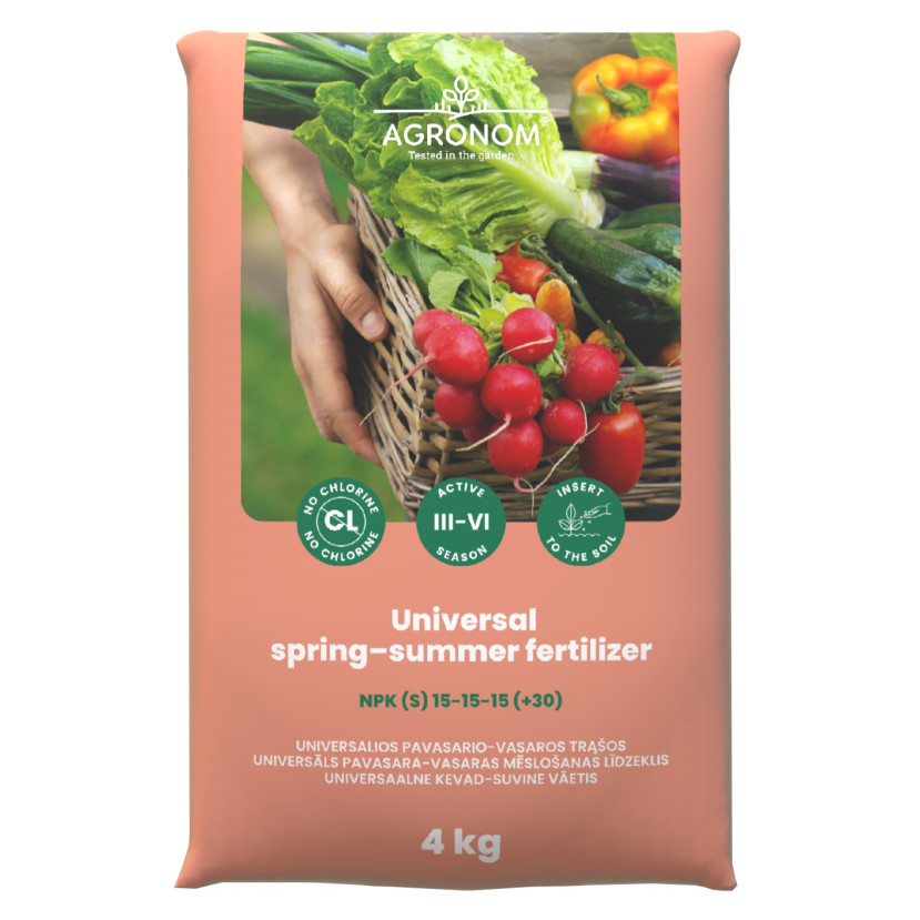 AGRONOM PAVASARIO - VASAROS TRĄŠOS 4 KG AGRONOM PAVASARIO - VASAROS TRĄŠOS 4 KG