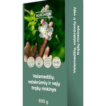 AGRONOM VAISMEDŽIŲ, VAISKRŪMIŲ IR VEJŲ TRĄŠŲ RINKINYS 0,800 KG