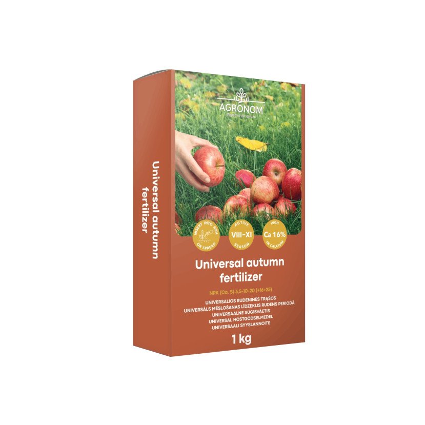 AGRONOM UNIVERSALIOS RUDENINĖS TRĄŠOS, 1 KG AGRONOM UNIVERSALIOS RUDENINĖS TRĄŠOS, 1 KG