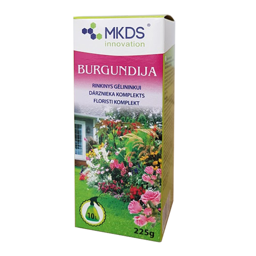 BURGUNDIJA RINKINYS GĖLININKUI, 225 G