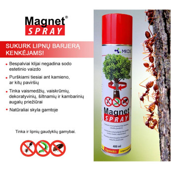 MAGNET SPRAY PURŠKIAMI LIPNŪS KLIJAI, 400 ML