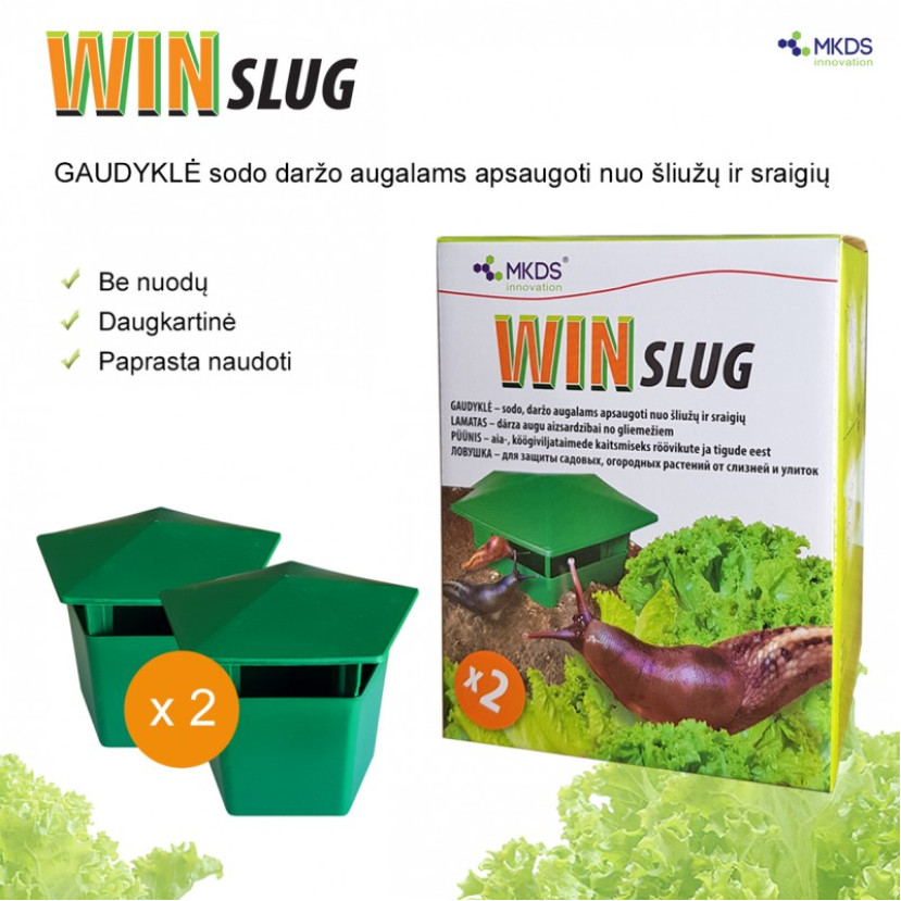 WIN SLUG ŠLIUŽŲ GAUDYKLĖ, 2 VNT