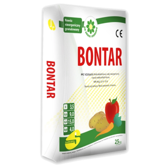BONTAR kompleksinės trąšos vegetacijai be chloro, NPK  3-9-15 su mikroelementais, 25kg