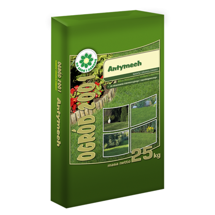 ANTYMECH Kompleksinės trąšos vejoms be chloro , NPK (CaMgS) 8-8-11 (3-3-22) + 3Fe , 25kg ANTYMECH Kompleksinės trąšos vejoms be chloro , NPK (CaMgS) 8-8-11 (3-3-22) + 3Fe , 25kg