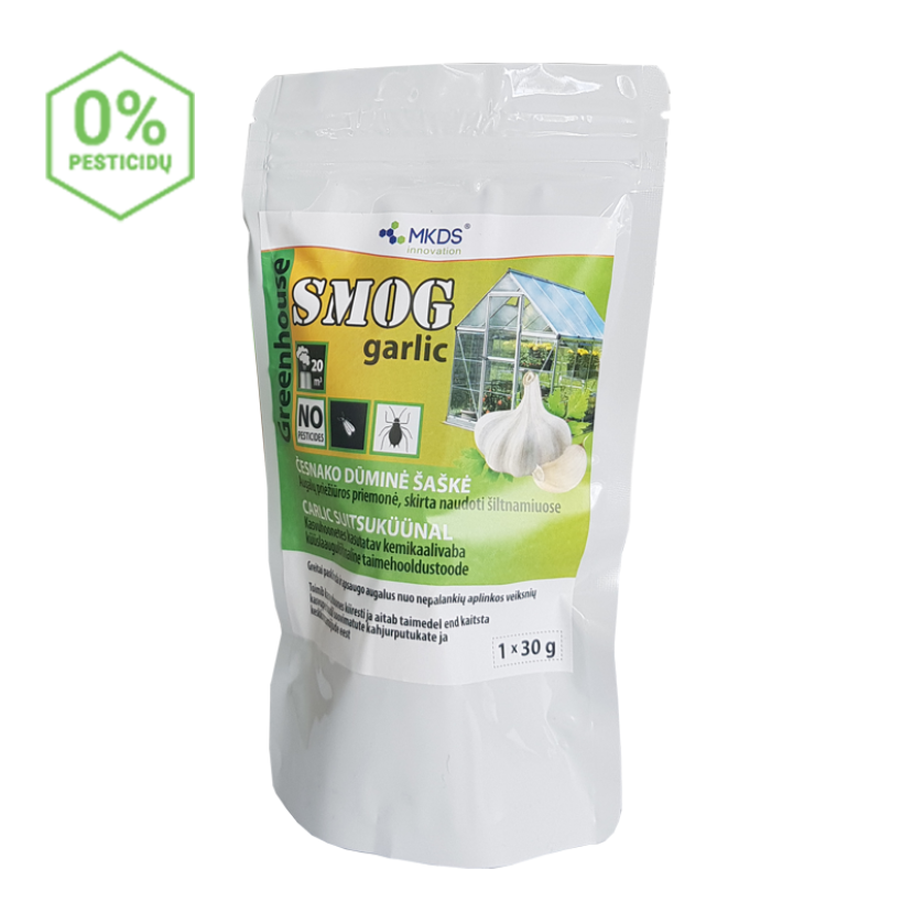 SMOG GARLIC DŪMINĖ ŠAŠKĖ ŠILTNAMIAMS, 30 G